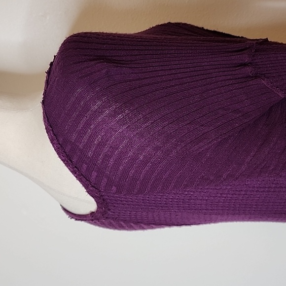 NEW Free People Revolve Thermal Ventura Drippy African Violet Top Bohemian Gypsy - Picture 5 of 16